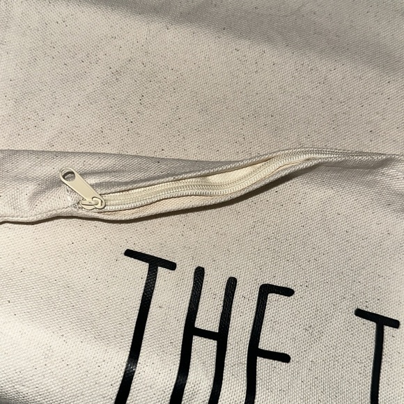 Taylor Homestead Cream and Black throw pillow case - Picture 3 of 4